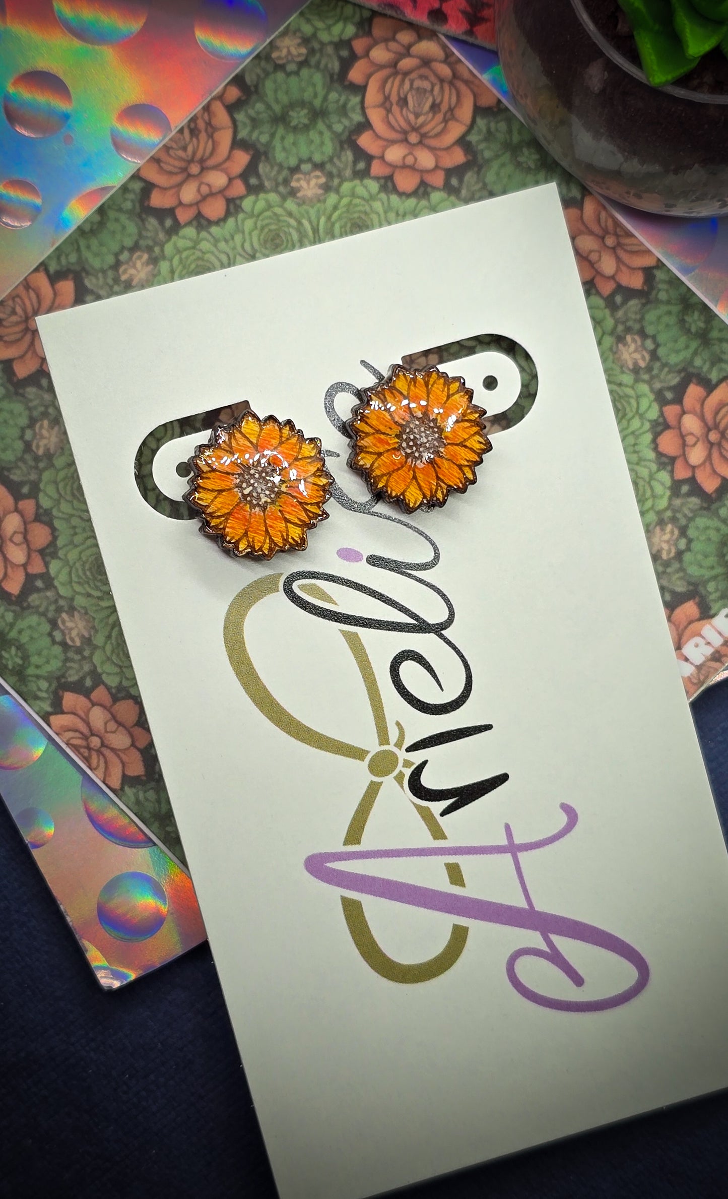 Sunflower Stud