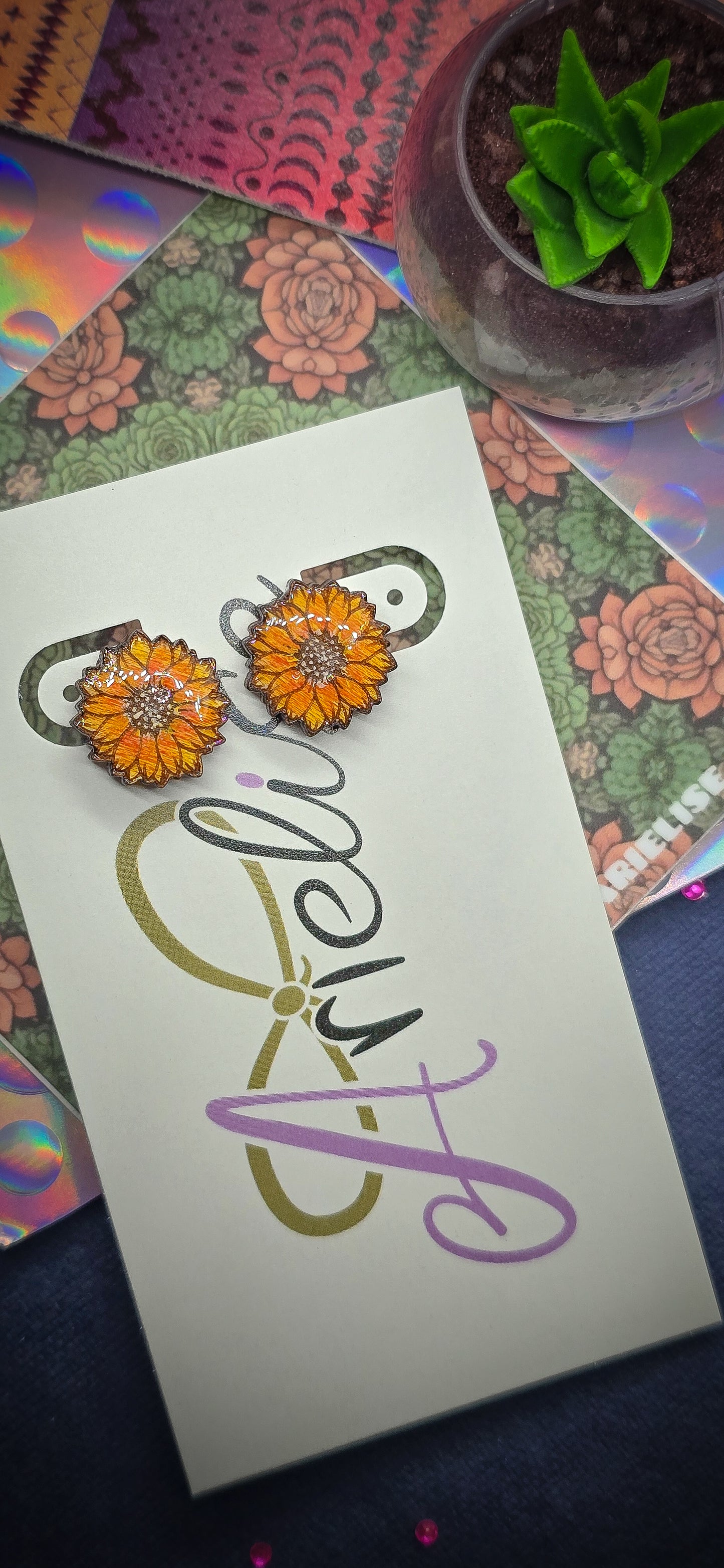 Sunflower Stud