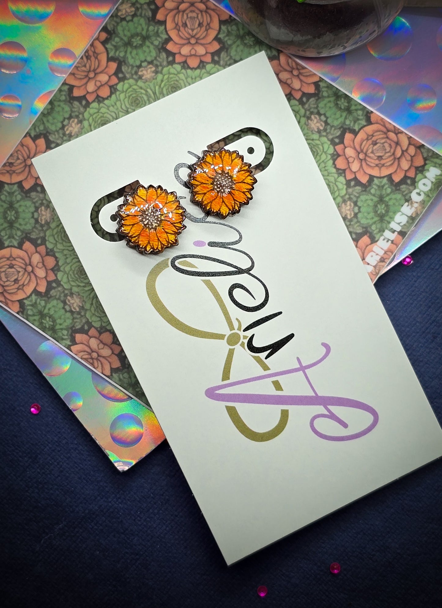 Sunflower Stud