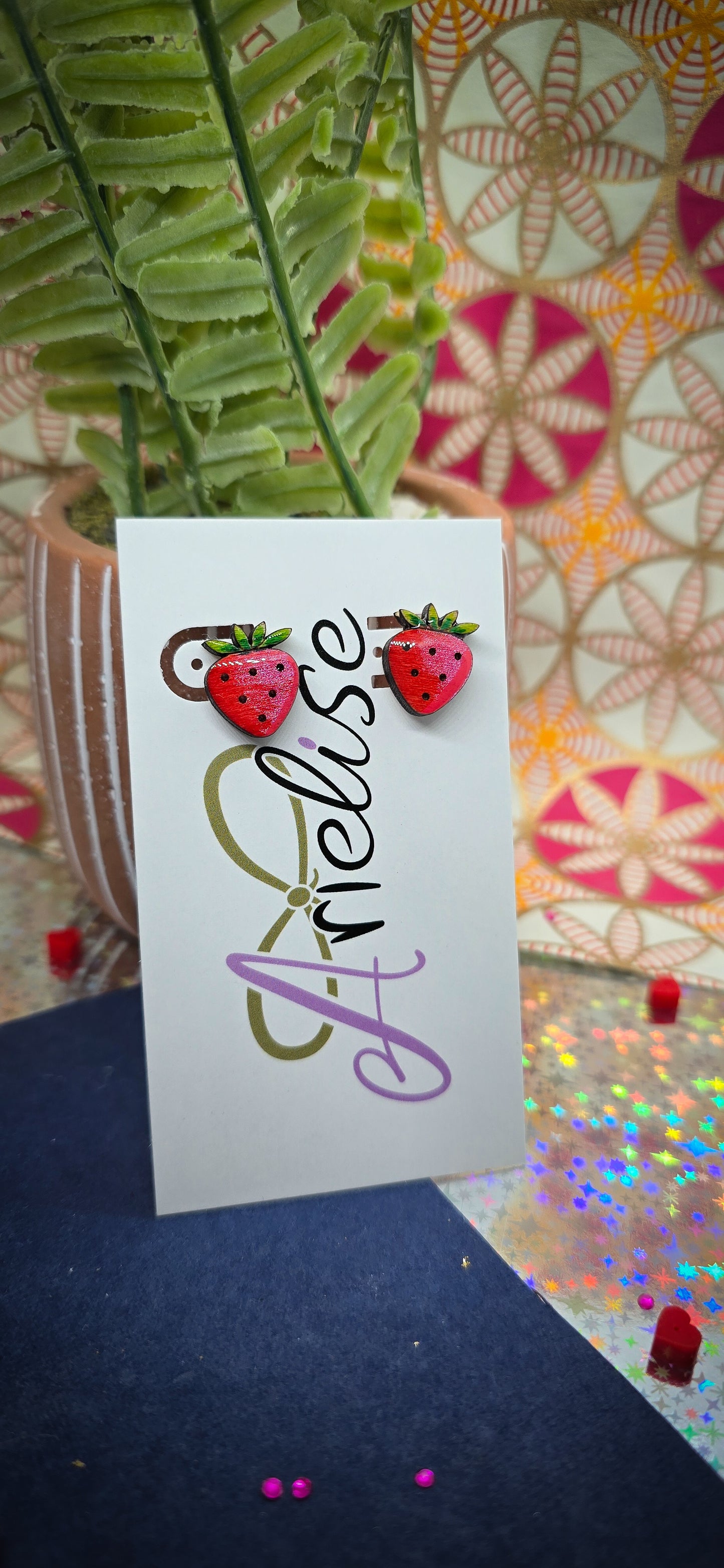 Strawberry studs